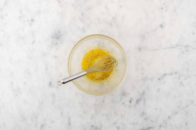 Préparer la vinaigrette