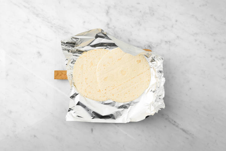Heat the tortillas