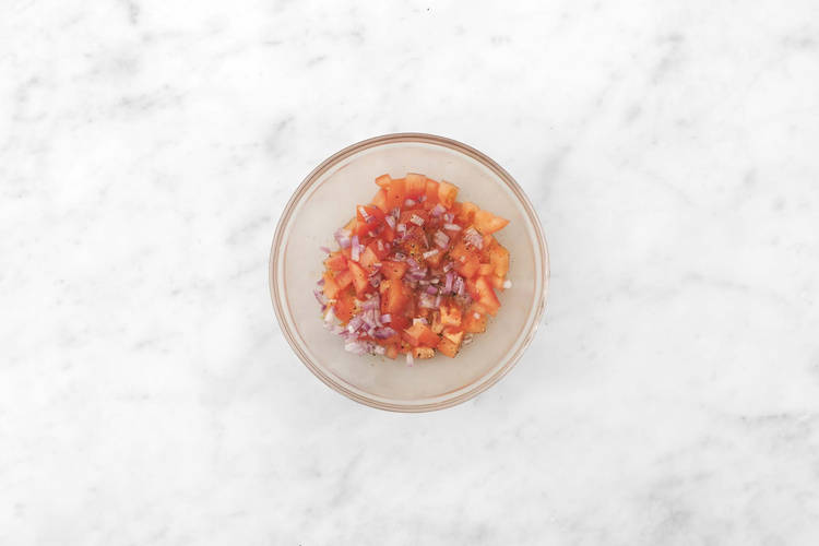 Make the Slaw and Salsa