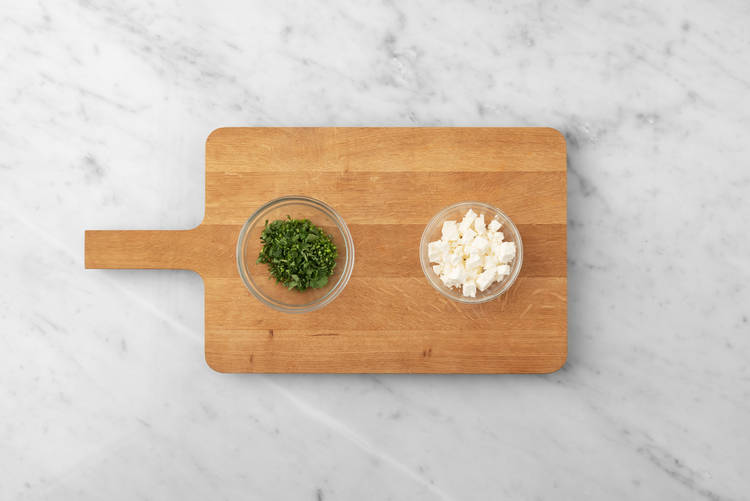 Prepare the toppings