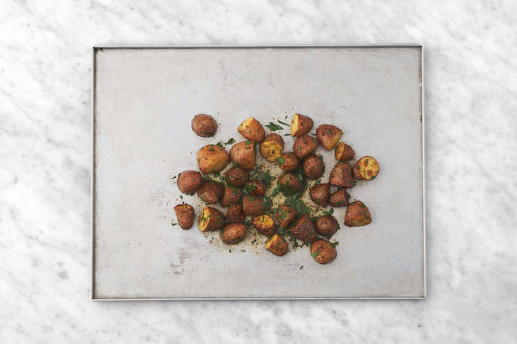 Terminer les pommes de terre