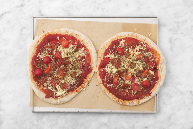 Todos a bordo de la pizza