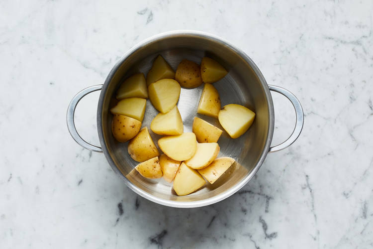 Cook potatoes