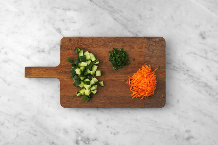 Forbered grønnsaker