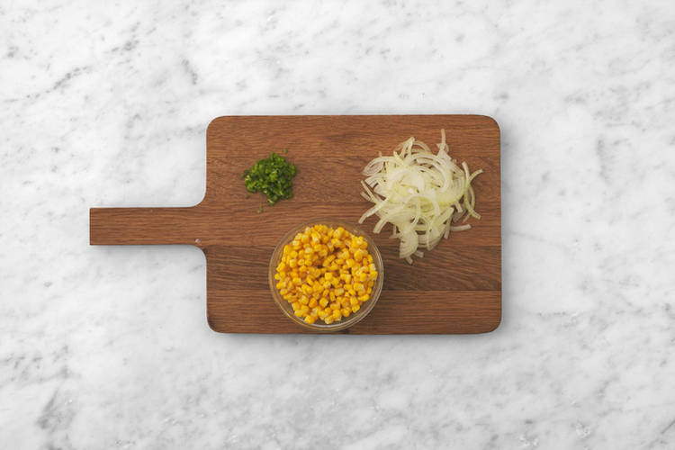 Forbered grøntsager