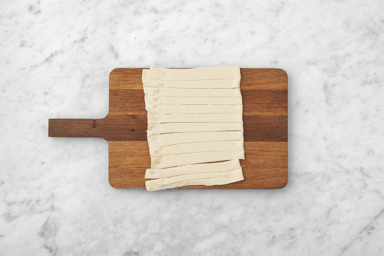 Cut the Dough into Strips