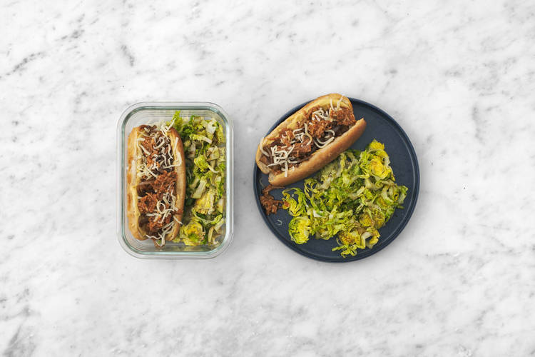 Et un sandwich prêt à emporter 