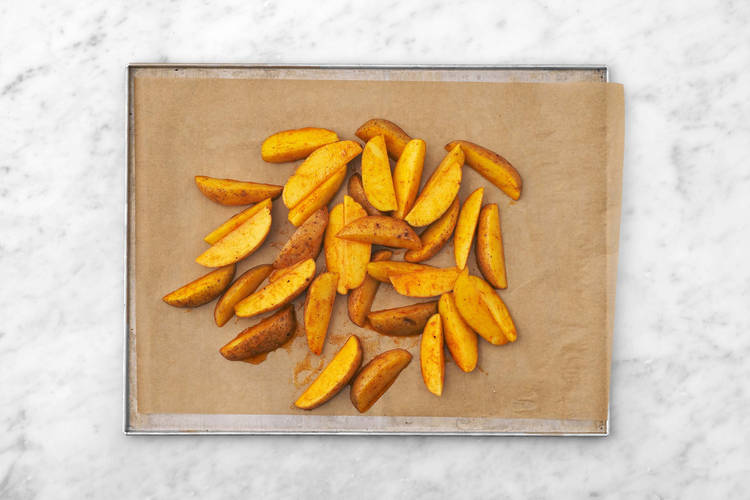 Kartoffeln rösten