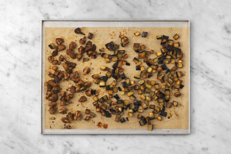 Gemüse backen