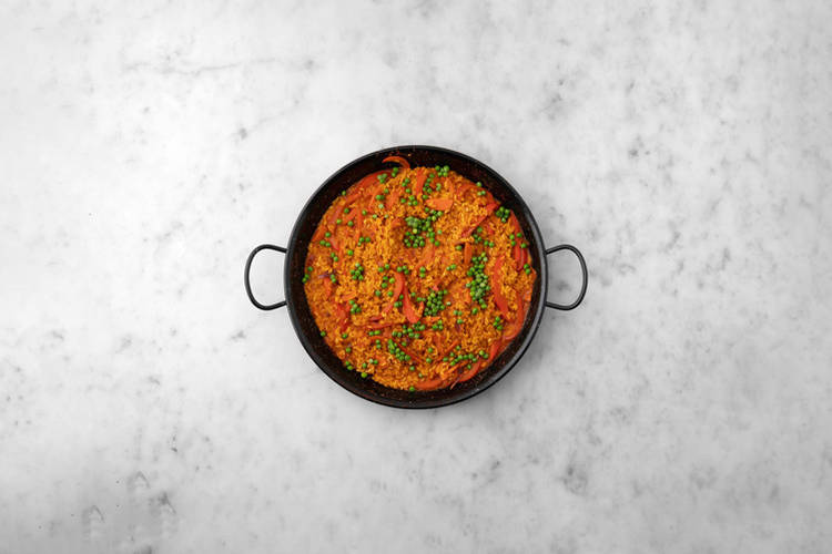 Paella afmaken