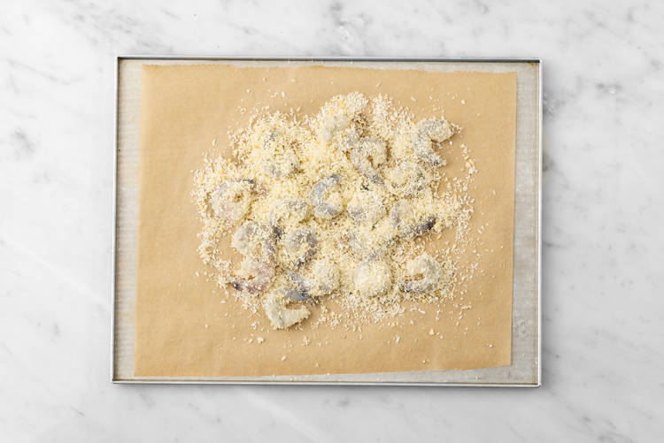 Préparer les crevettes