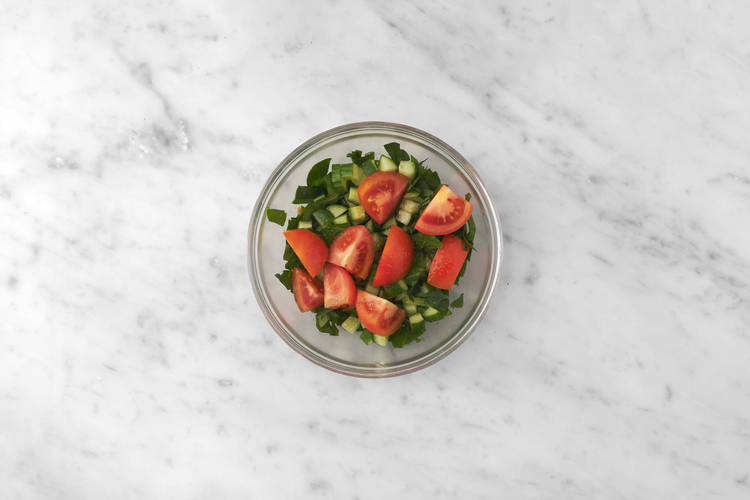 Salade maken