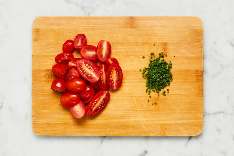 Rôtir les pommes de terre et commencer la préparation