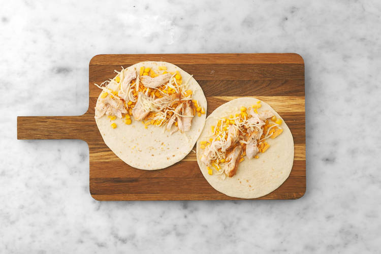 Forbered quesadillas