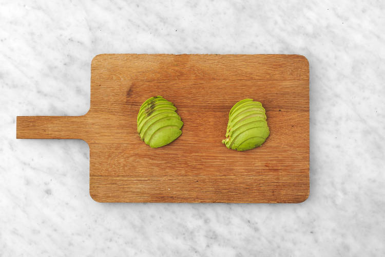 Avocado & Steak vorbereiten
