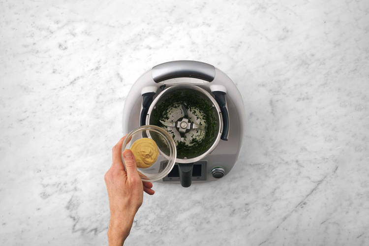 Kräutermantel vorbereiten