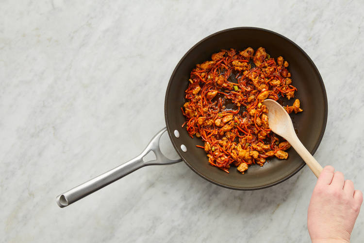 COOK CHICKEN & CARROTS