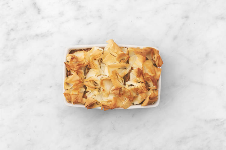 Add the Filo Pastry