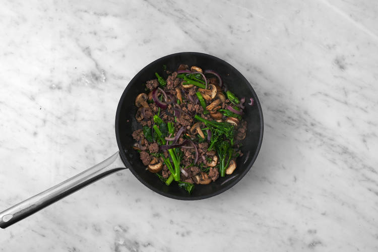 Fry the Mince and Veg