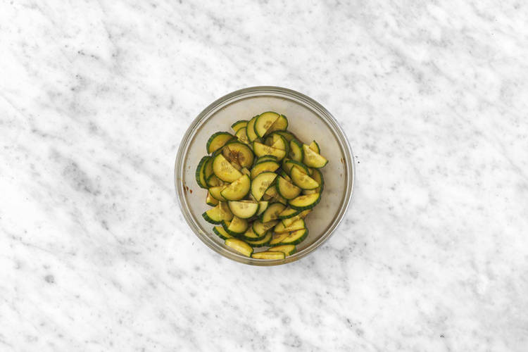 Dale color al pepino