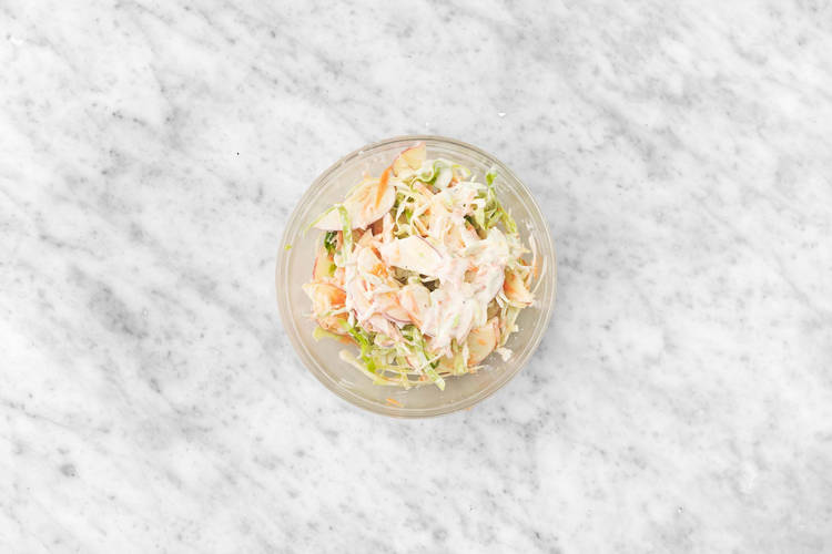 Tillsätt dressing