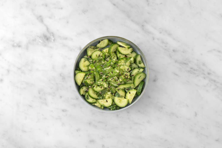 Salat zubereiten