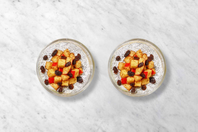 Variation 2: Apple & raisins (2 servings)