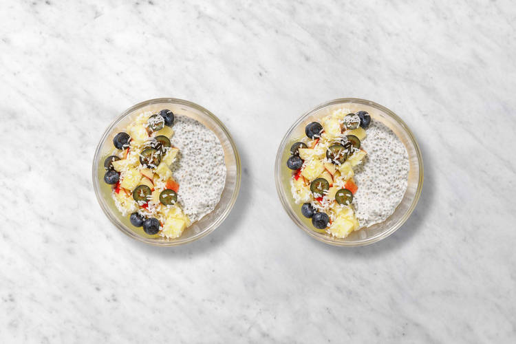 Variation 3: Blueberry & apple (2 servings)