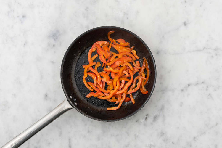 Cook the Bell Pepper