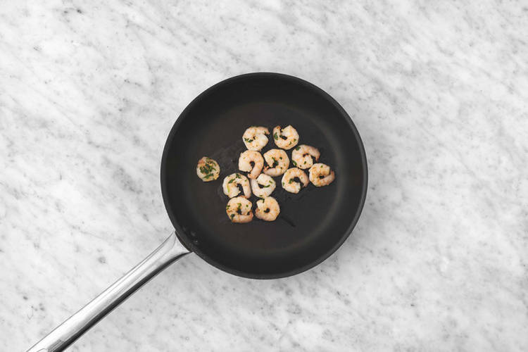 Les crevettes virent au rose