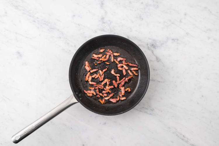 Fry the Prawns and Bacon