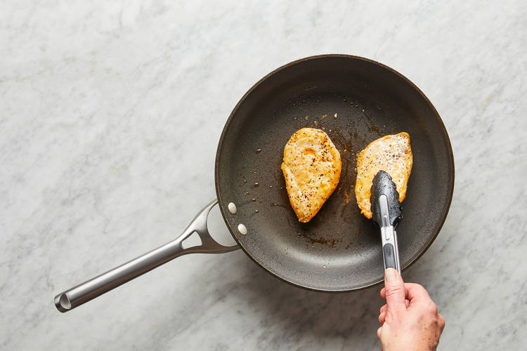 SEASON & COOK CHICKEN