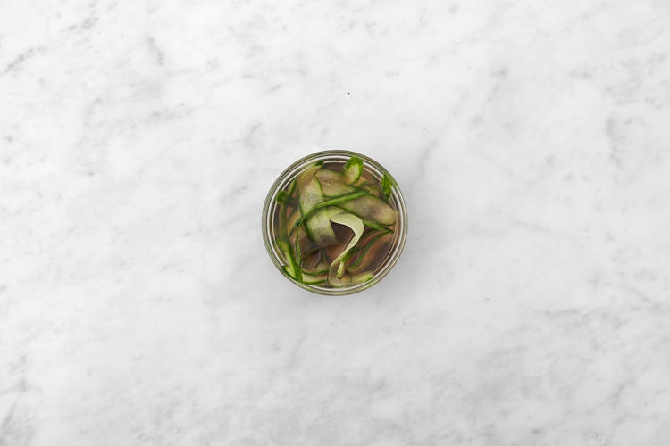 Préparer le concombre
