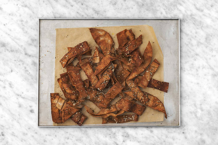 Prepare the flatbread