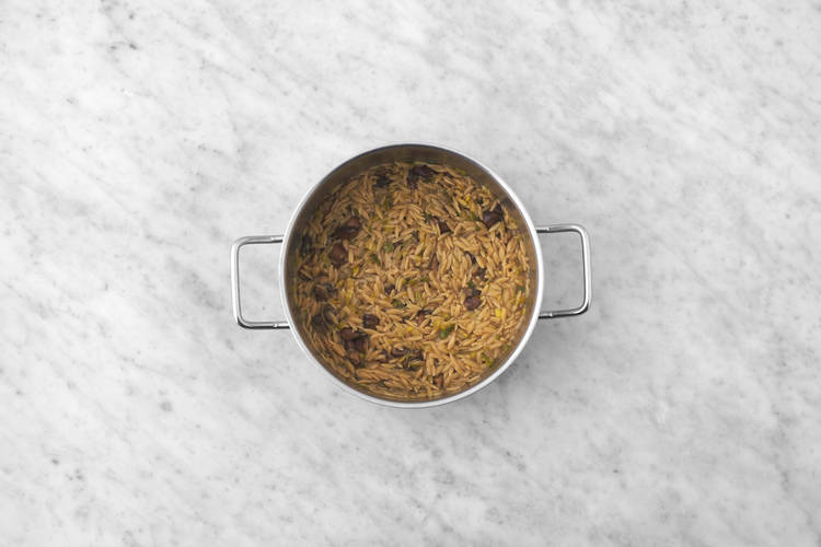 Cocina el risotto