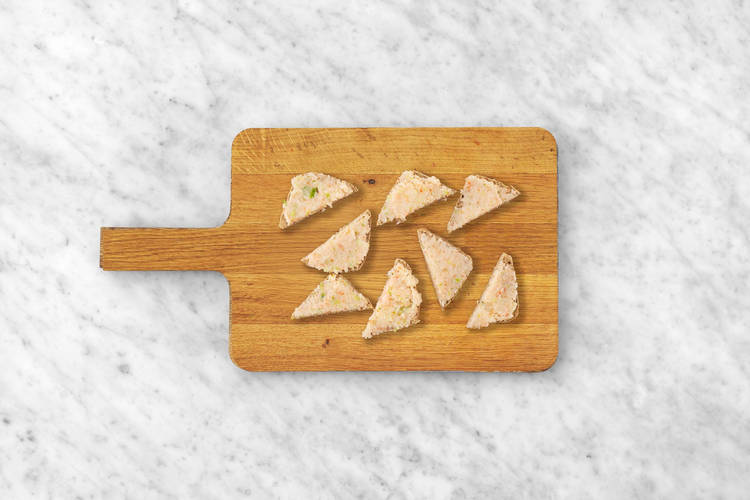 Spread on the Prawn Mix