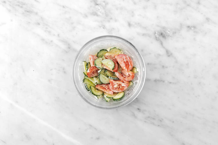 Préparer la salade