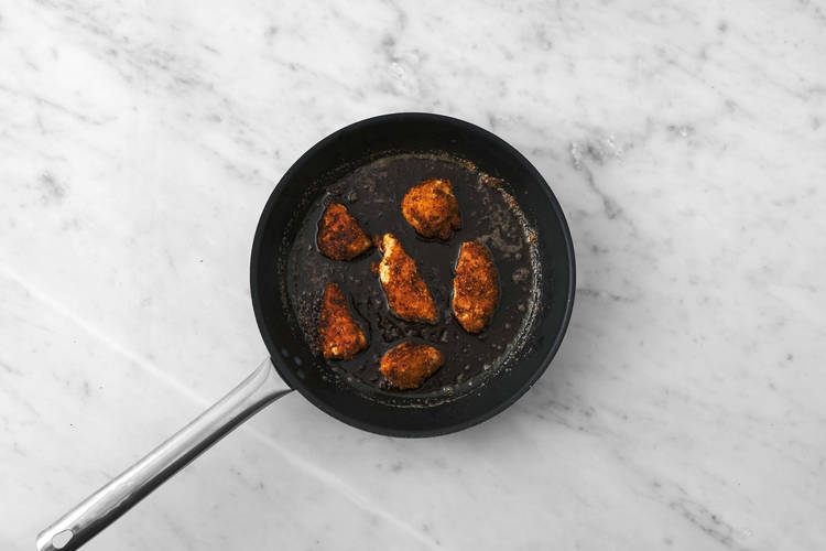 Fry the chicken