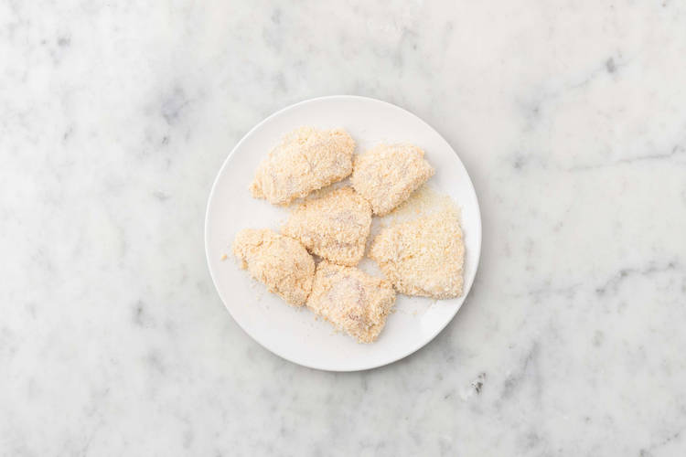 Bread the chicken