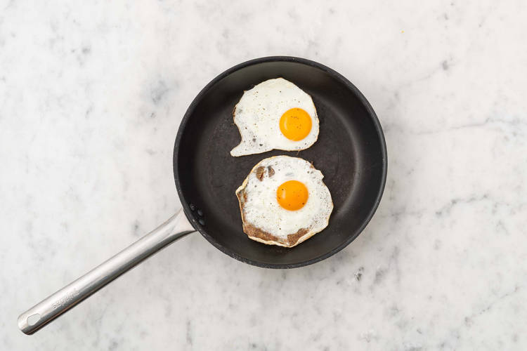 Fry the egg