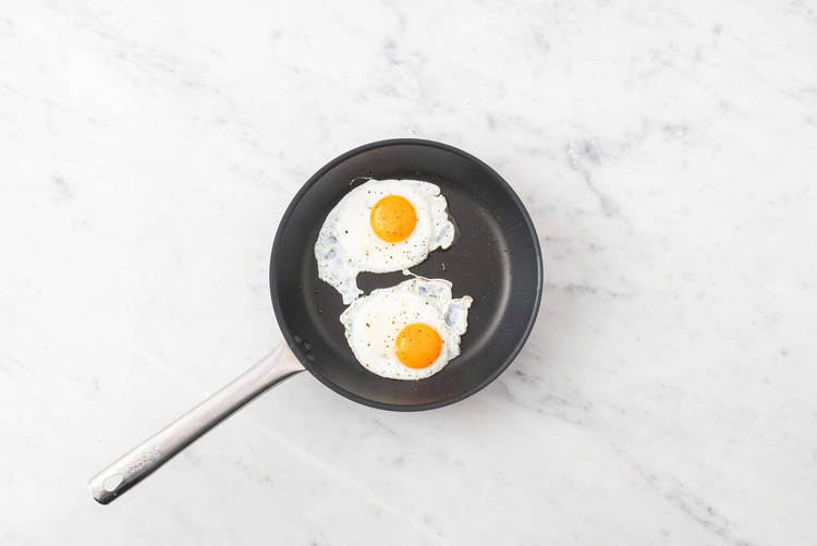 Fry the egg