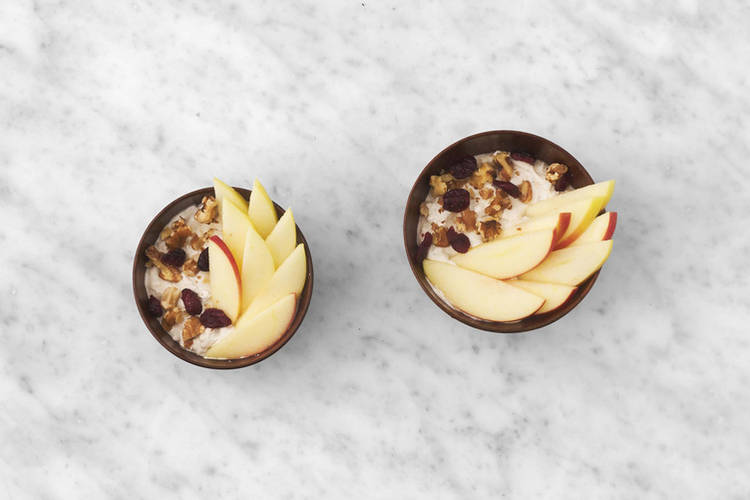 Le porridge à la pomme