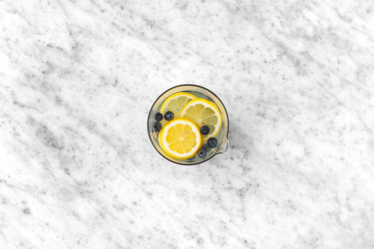 Option 1 : Limonade citron, myrtilles et miel