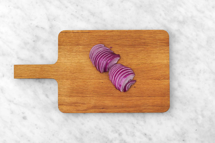 Bake the goat's cheese