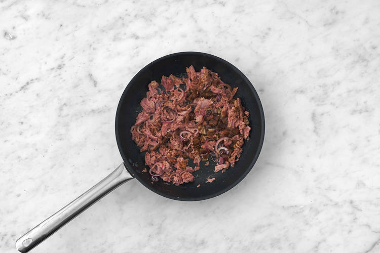 Préparer la garniture