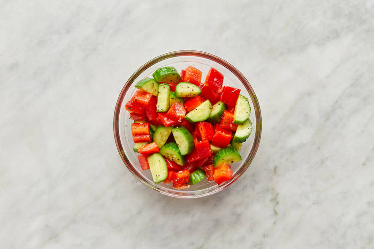 Cook Beyond Meat® patties and make salad