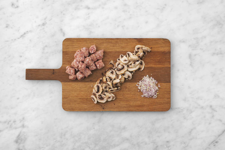 Tagliare gli ingredienti