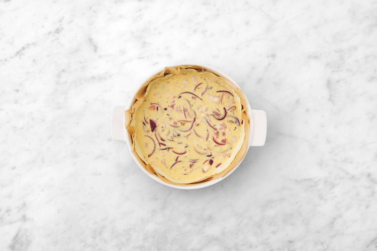 Cuocere la quiche