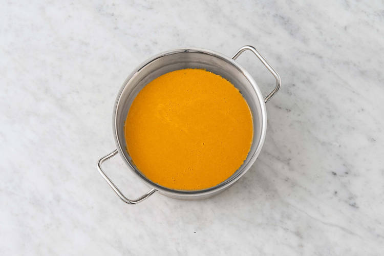 Currysauce pürieren