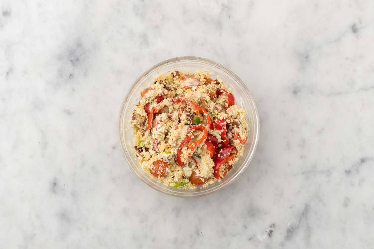 Couscous fertigstellen